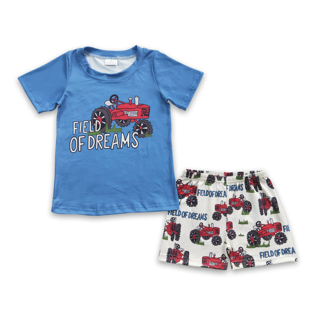 Field of Dreams Traktor Kinder Jungen Kleidung Set