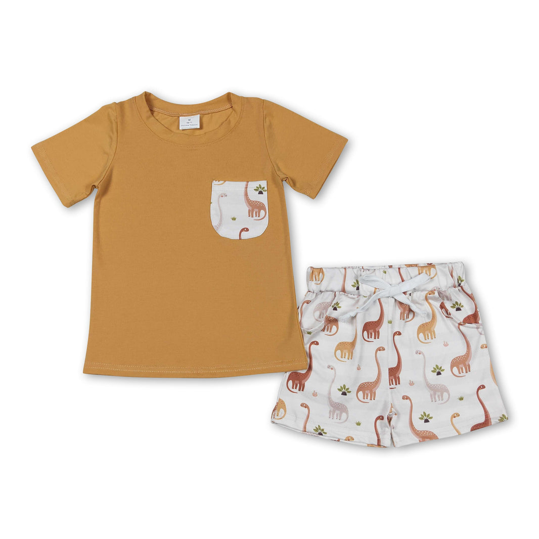 Tasche oben Dinosaurier Shorts Jungen Sommerkleidung