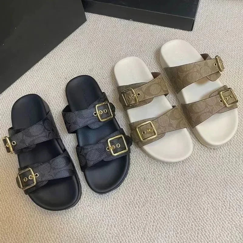 Neue Damen-Sandalen mit dicker Sohle