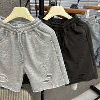 Multi-hole Terry Sports Shorts Children's Summer Clothing