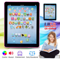 Baby Lern-Tablet, pädagogische Mini-Pads, Spielzeug zum Anfassen und Lernen, Kleinkind-Tablet für ABC, Zahlen, Wörter, Geschenk für Jungen und Mädchen im Alter von 1-6 Jahren