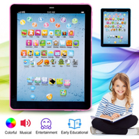 Baby Lern-Tablet, pädagogische Mini-Pads, Spielzeug zum Anfassen und Lernen, Kleinkind-Tablet für ABC, Zahlen, Wörter, Geschenk für Jungen und Mädchen im Alter von 1-6 Jahren
