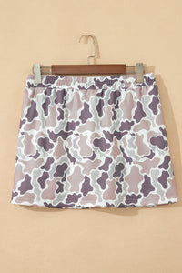 Amari Waist Drawstring Mini Skort