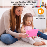 Baby Lern-Tablet, pädagogische Mini-Pads, Spielzeug zum Anfassen und Lernen, Kleinkind-Tablet für ABC, Zahlen, Wörter, Geschenk für Jungen und Mädchen im Alter von 1-6 Jahren