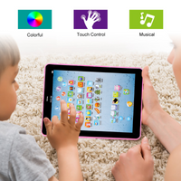 Baby Lern-Tablet, pädagogische Mini-Pads, Spielzeug zum Anfassen und Lernen, Kleinkind-Tablet für ABC, Zahlen, Wörter, Geschenk für Jungen und Mädchen im Alter von 1-6 Jahren