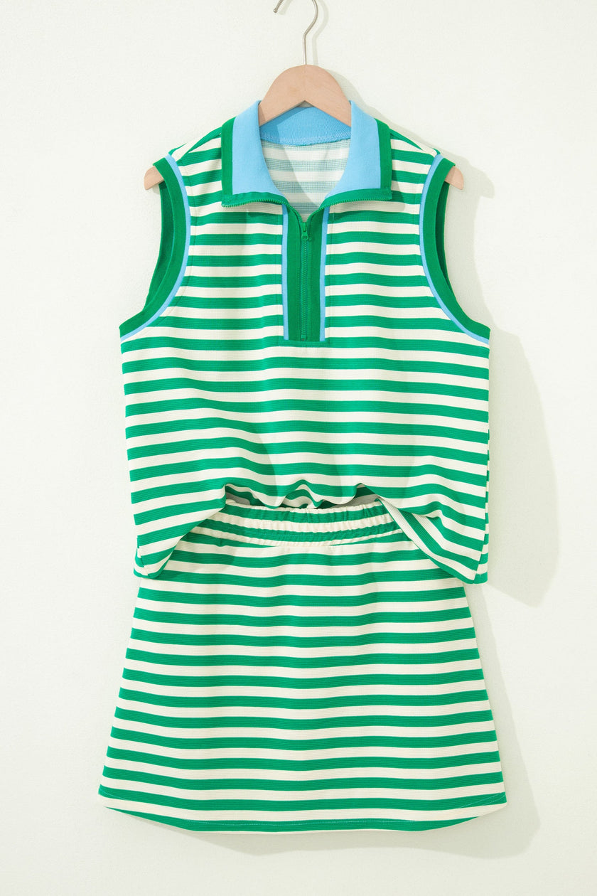 Ruth Sleeveless 2pcs Skort Set
