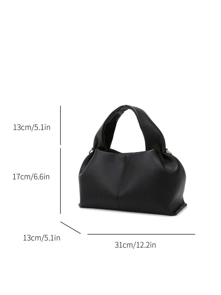 Soft Leather Cloud Shoulder Bag