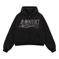 Basketball Cropped Boxy Zip Up Hoodie Unisex 380 GSM Cotton Ideal For Athleisure