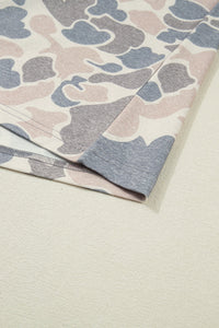 Mya Camo Loose Tee Set