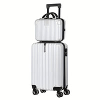 2-Piece Spinner Luggage Set – 20” Carry-On & 14” Crossbody Handbag