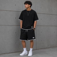 Men's Waffle Summer Casual Tracksuit Set