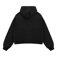 Basketball Cropped Boxy Zip Up Hoodie Unisex 380 GSM Cotton Ideal For Athleisure