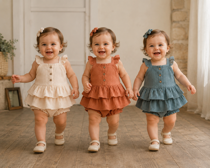 Mädchenmode im Western-Stil Kinderbekleidung