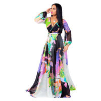 Printed Fashion Floral Beach Dress Fashion Print Fashion Floral Beach Dress