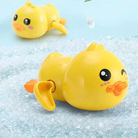 Baby Badespielzeug für Kinder, Wasserspiel, kleine gelbe Ente, schwimmendes Baby, Kinder spielen mit Wasser, Entchen, kleine Schildkröte, Jungen und Mädchen