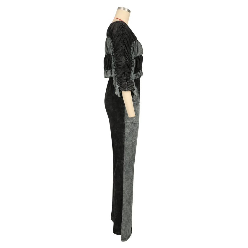 Off Shoulder Flare Pants set