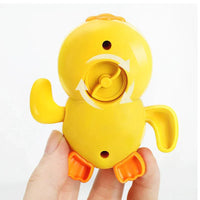 Baby Badespielzeug für Kinder, Wasserspiel, kleine gelbe Ente, schwimmendes Baby, Kinder spielen mit Wasser, Entchen, kleine Schildkröte, Jungen und Mädchen