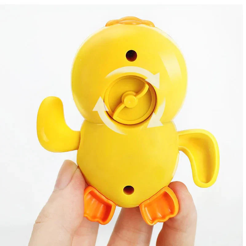 Baby Badespielzeug für Kinder, Wasserspiel, kleine gelbe Ente, schwimmendes Baby, Kinder spielen mit Wasser, Entchen, kleine Schildkröte, Jungen und Mädchen