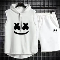 Summer Men's Casual Hooded Tracksuit Set