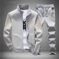 5XL 6XL Men's Plus Size Autumn Tracksuit Set