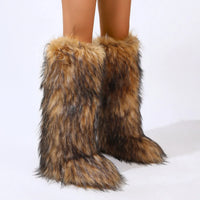 Winter Faux Fur Long Boots