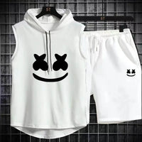 Summer Men's Casual Hooded Tracksuit Set