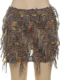 Colorful Tassel Skirt
