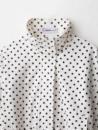 Polka Dot Print Jacket Two-Piece Set
