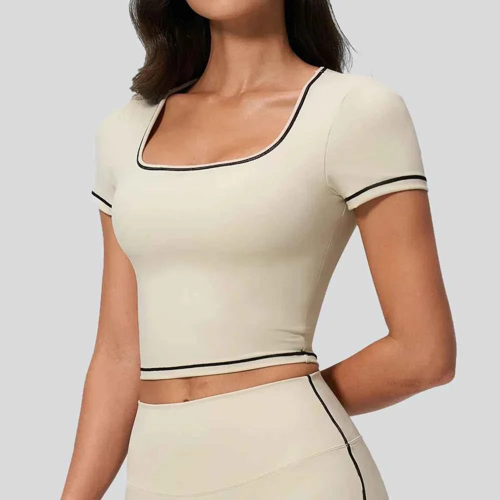 Women's Short Sleeve Yoga Top