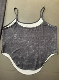 Simple Tank Top & Drawstring Set