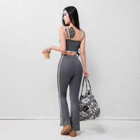 Plus Size Flare Yoga Pants - Stretch & Breathable