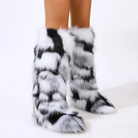 Winter Faux Fur Long Boots