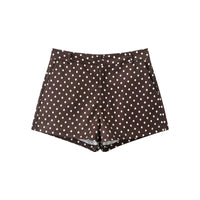 Polka Dot Print Jacket Two-Piece Set