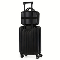 2-Piece Spinner Luggage Set – 20” Carry-On & 14” Crossbody Handbag