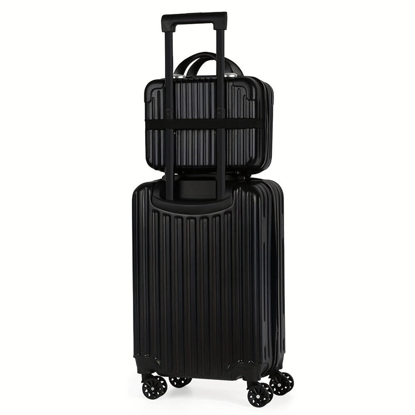 2-Piece Spinner Luggage Set – 20” Carry-On & 14” Crossbody Handbag