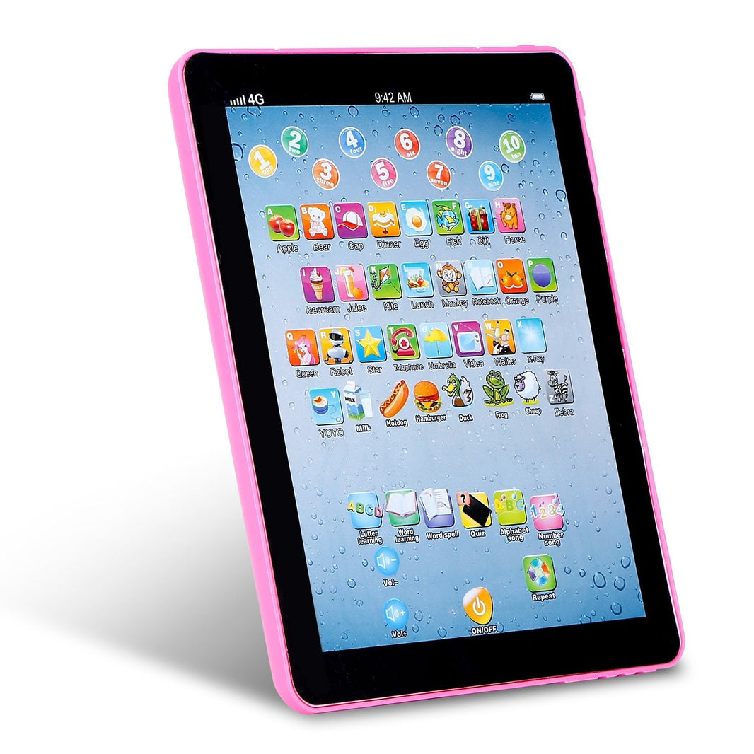 Baby Lern-Tablet, pädagogische Mini-Pads, Spielzeug zum Anfassen und Lernen, Kleinkind-Tablet für ABC, Zahlen, Wörter, Geschenk für Jungen und Mädchen im Alter von 1-6 Jahren