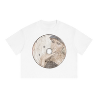 Director's Cut Streetwear Tee White Y2K Boxy Cropped T-Shirt 250GSM Summer Short Sleeve Crew Neck