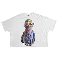 Motley Streetwear Cropped Boxy Tee 280GSM True To Size Unisex Short Sleeve Top For Casual Street Style