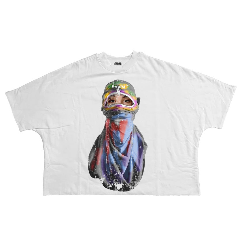 Motley Streetwear Cropped Boxy Tee 280GSM True To Size Unisex Short Sleeve Top For Casual Street Style