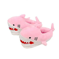Warm Shark Womens Home Slippers Fashion Plush Winter Funny Elegant Women Slippers Cute Cartoon Shark Indoor Warm Home Cotton Slippers